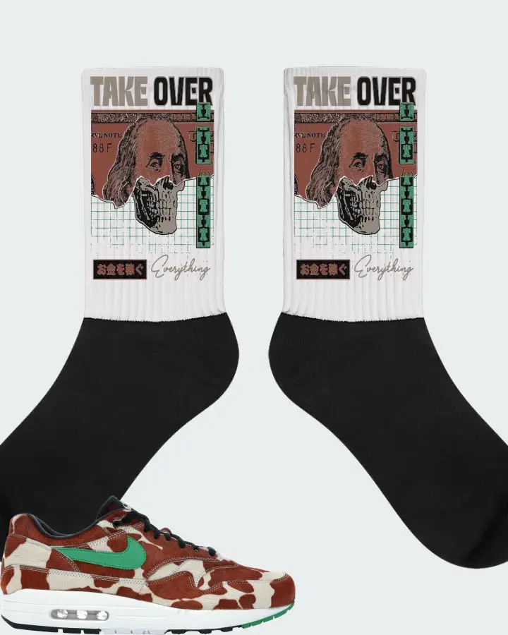 Nike Air Max 1 Sneaker Matching Socks - Take Over