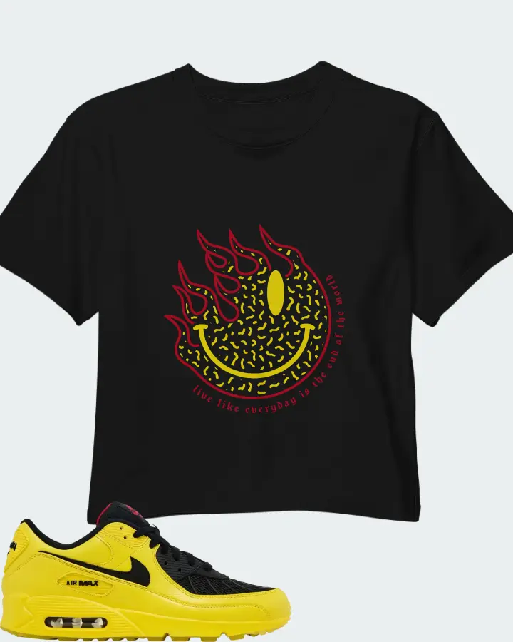 Nike Air Max 90 Total 90 Laser Matching Crop Top