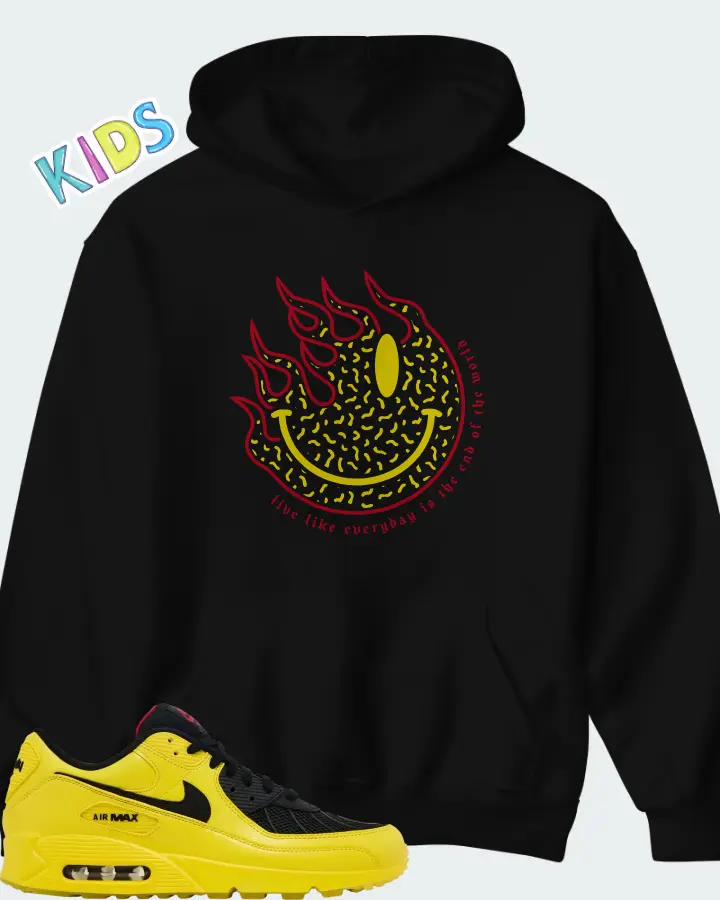 Nike Air Max 90 Total 90 Laser Matching Kid's Hoodie