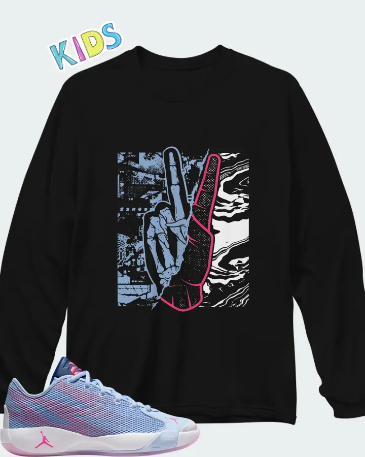 Air Jordan Luka .77 Familia Matching Kid's Long Sleeve T-Shirt