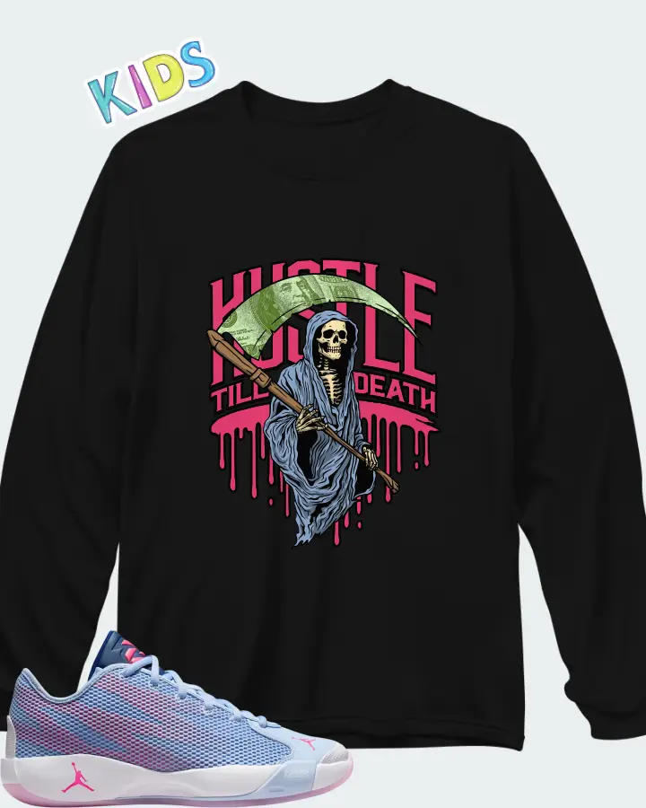 Air Jordan Luka .77 Familia Matching Kid's Long Sleeve T-Shirt