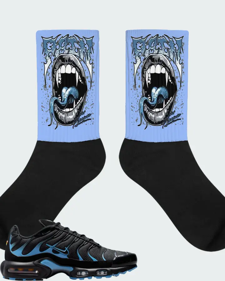 Nike Air Max Plus Black University Blue (2022) Matching Socks