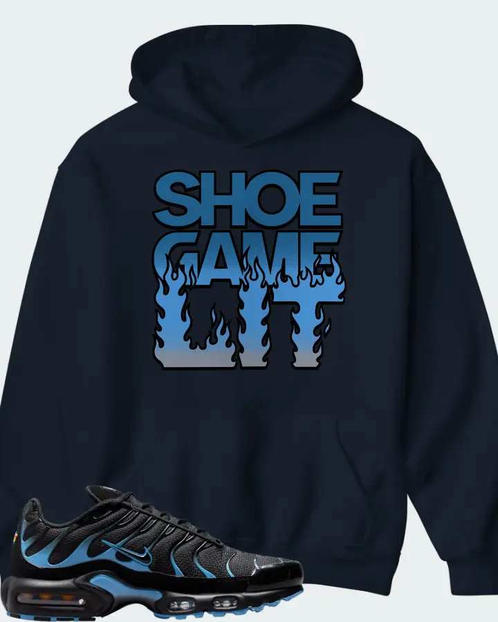 Nike Air Max Plus Black University Blue (2022) Matching Hoodie