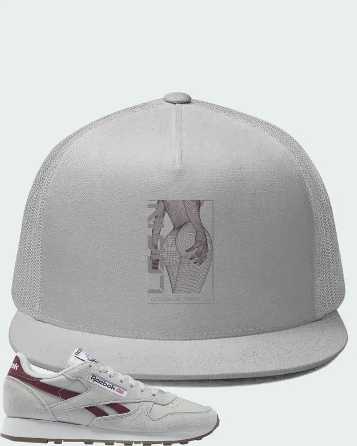 Reebok Classic Leather Sneaker Matching White Hat (LOGIN) - View 1