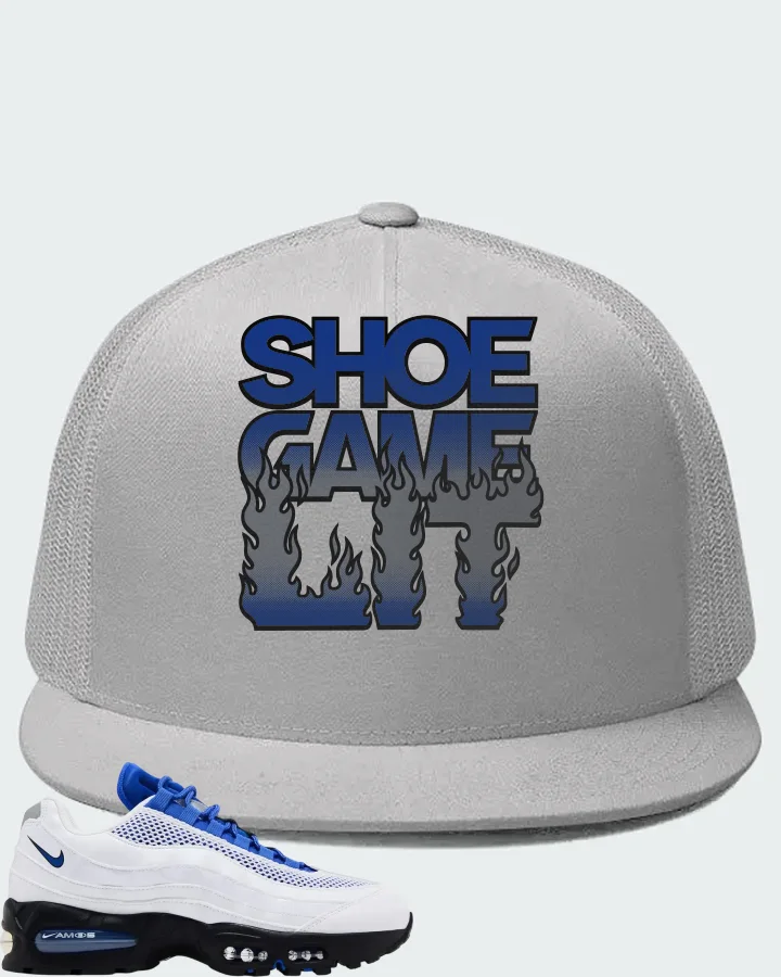 Nike Air Max 95 Total 90 Racer Blue Matching Hat