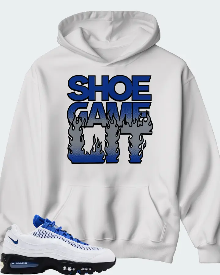 Nike Air Max 95 Total 90 Racer Blue Matching Hoodie