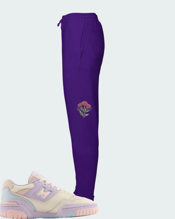 New Balance Kids 550 Shell Pink Permafrost Matching Joggers