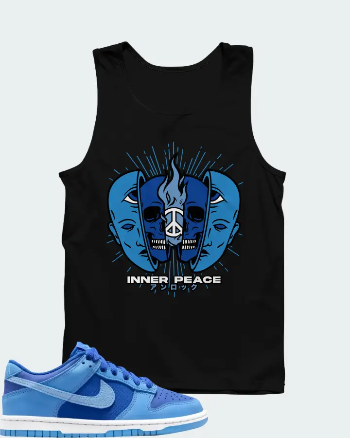 Dunk Low SE Game Royal University Blue Matching Tank Top