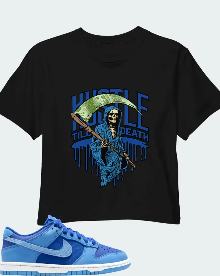Dunk Low SE Game Royal University Blue  Matching Crop Top