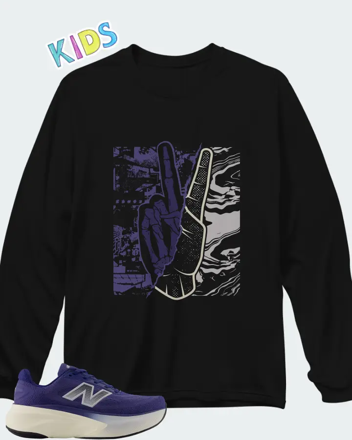 New Balance Fresh Foam X More v6 Dream State Matching Kid's Long Sleeve T-Shirt