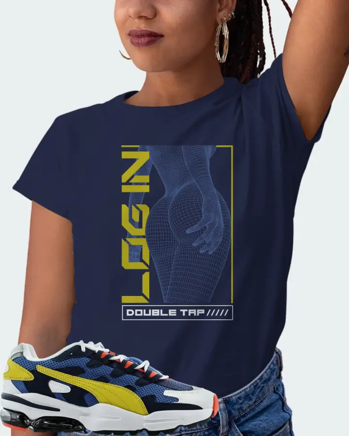 Puma Cell Phase Galaxy Blue  Sneaker Matching Navy T-Shirt (LOGIN) - View 5