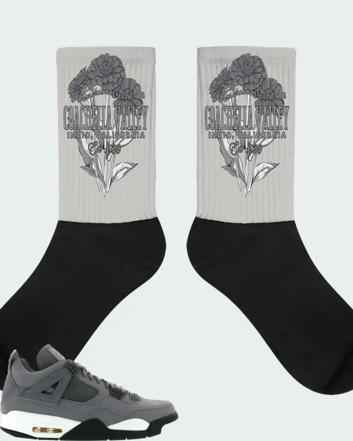 Air Jordan CP3 IV T23 Wolf Grey Maize Matching Socks