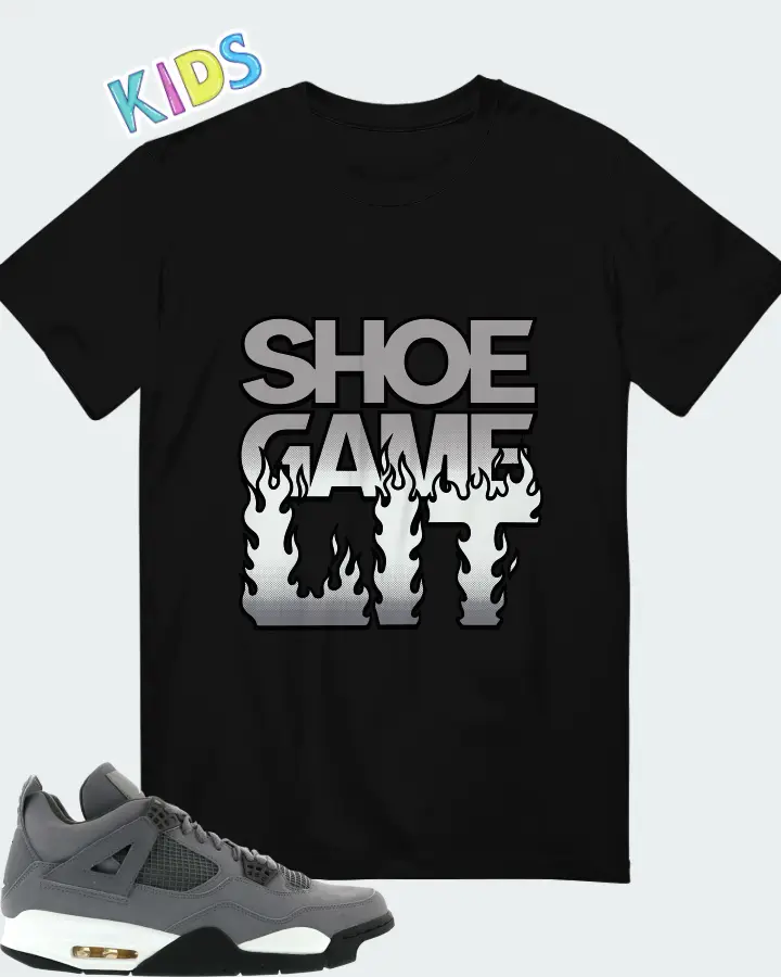 Air Jordan CP3 IV T23 Wolf Grey Maize Matching Kid's T-Shirt
