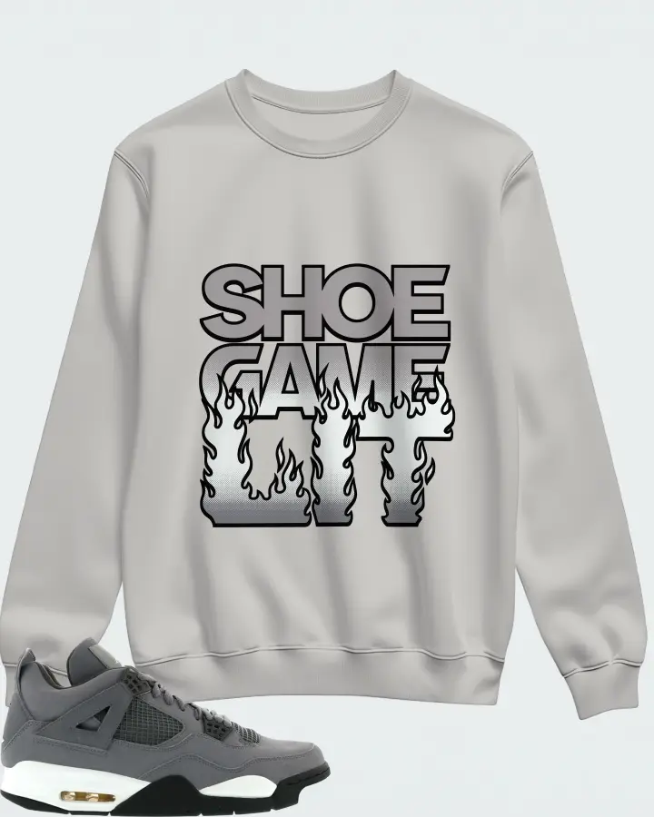 Air Jordan CP3 IV T23 Wolf Grey Maize Matching Sweatshirt
