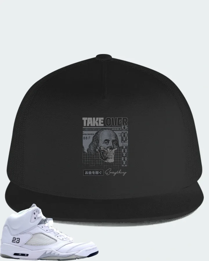 Jordan 5 Retro Sneaker Matching Black Hat - Take Over