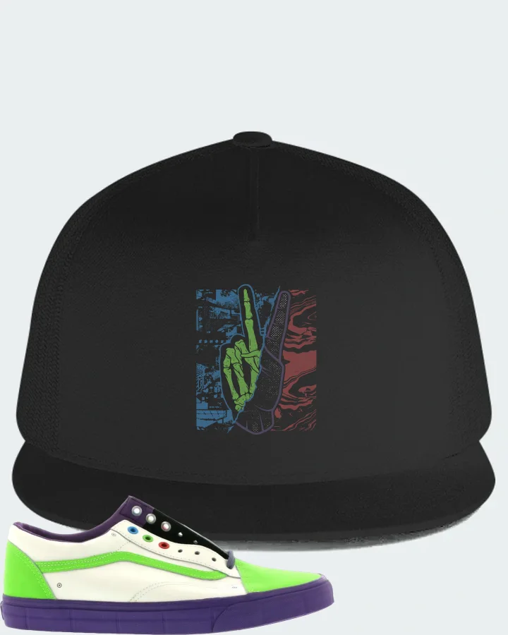 Vans Old Skool Sneaker Matching Black Hat - Peace of mind