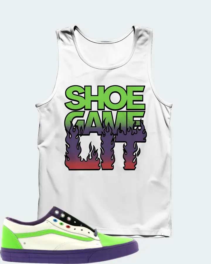 Vans Old Skool Sneaker Matching White Tank Top - Shoe Game Lit Refreshed