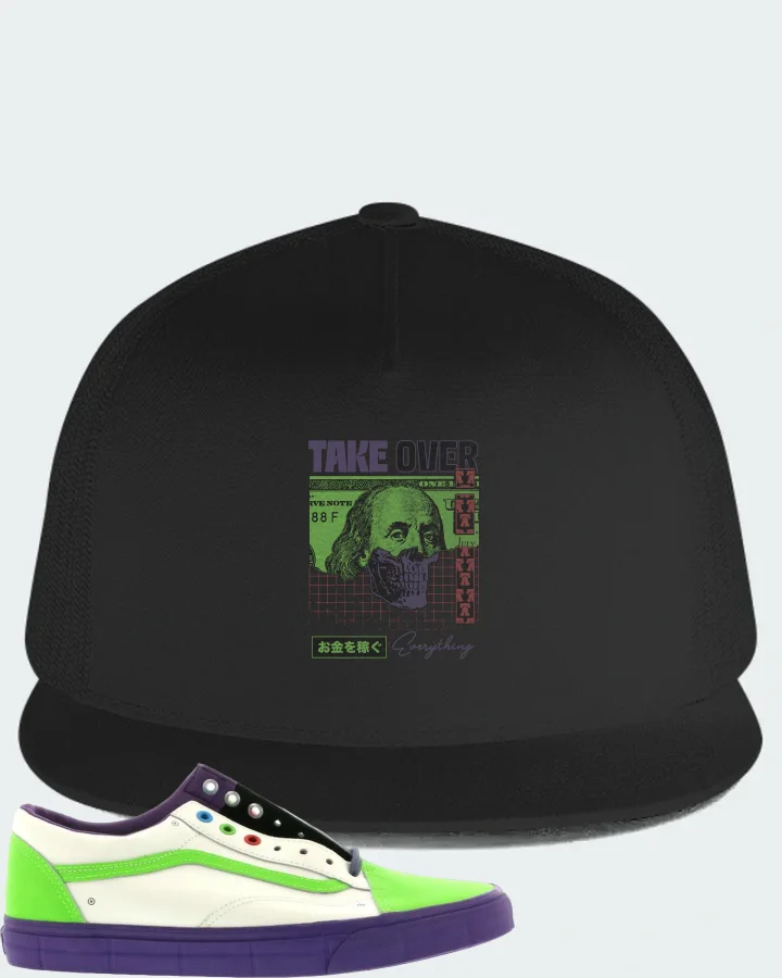 Vans Old Skool Sneaker Matching Black Hat - Take Over