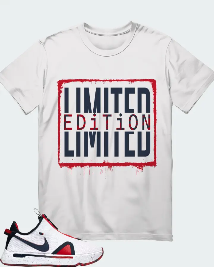 Nike PG 4 Sneaker Matching White Gildan T-Shirt - LIMITED EDITION