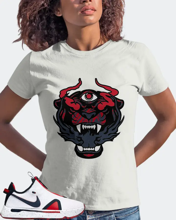 Nike PG 4 Sneaker Matching Ash T-Shirt (The Beast) - View 3