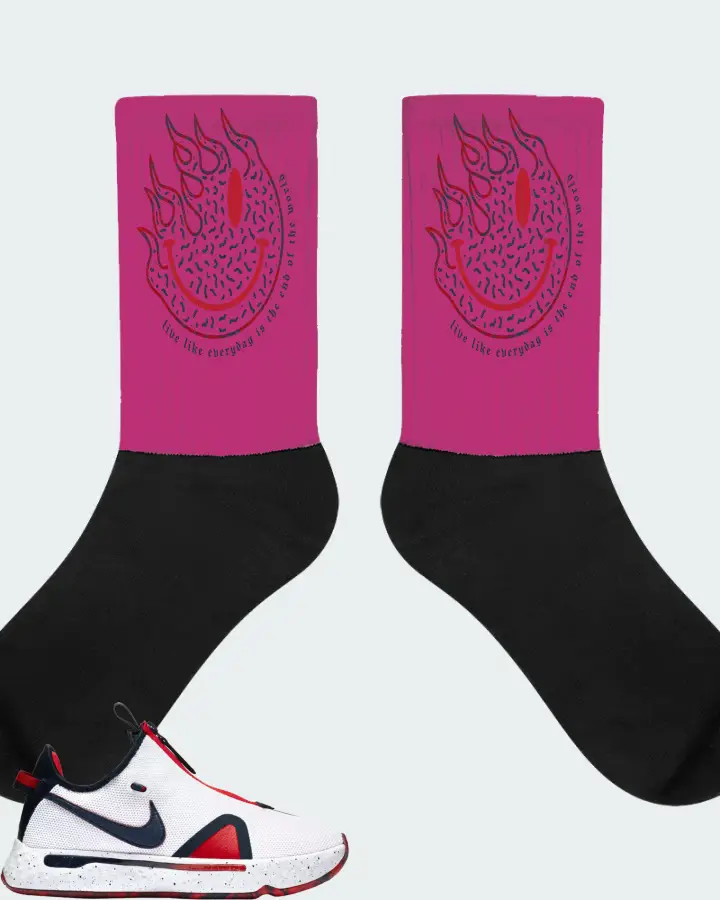 Socks in Berry