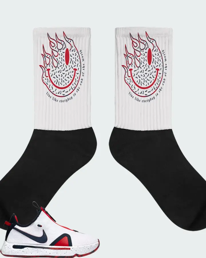 Socks in White