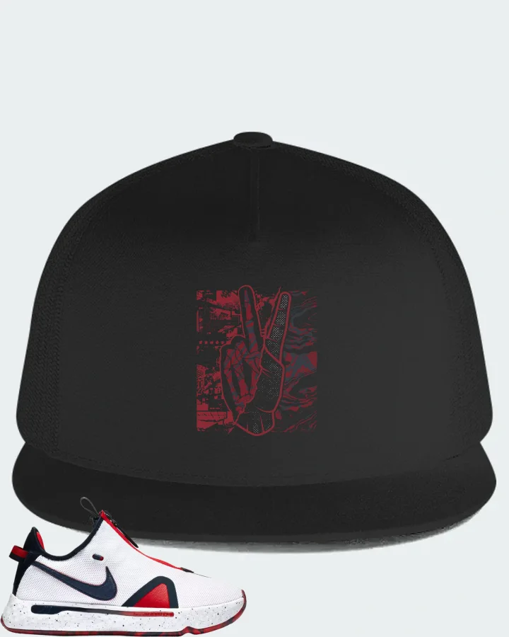 Nike PG 4 Sneaker Matching Black Hat (Peace of mind) - View 1