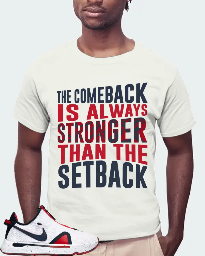 Nike PG 4 Sneaker Matching Ash T-Shirt (The Comeback) - View 4