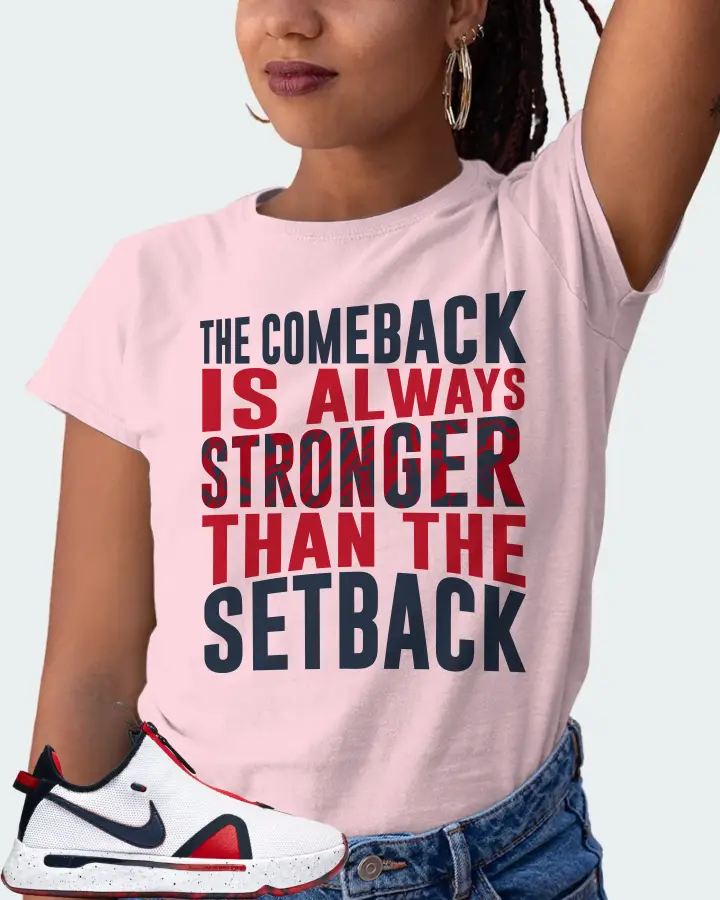 Nike PG 4 Sneaker Matching Soft Pink T-Shirt (The Comeback) - View 5