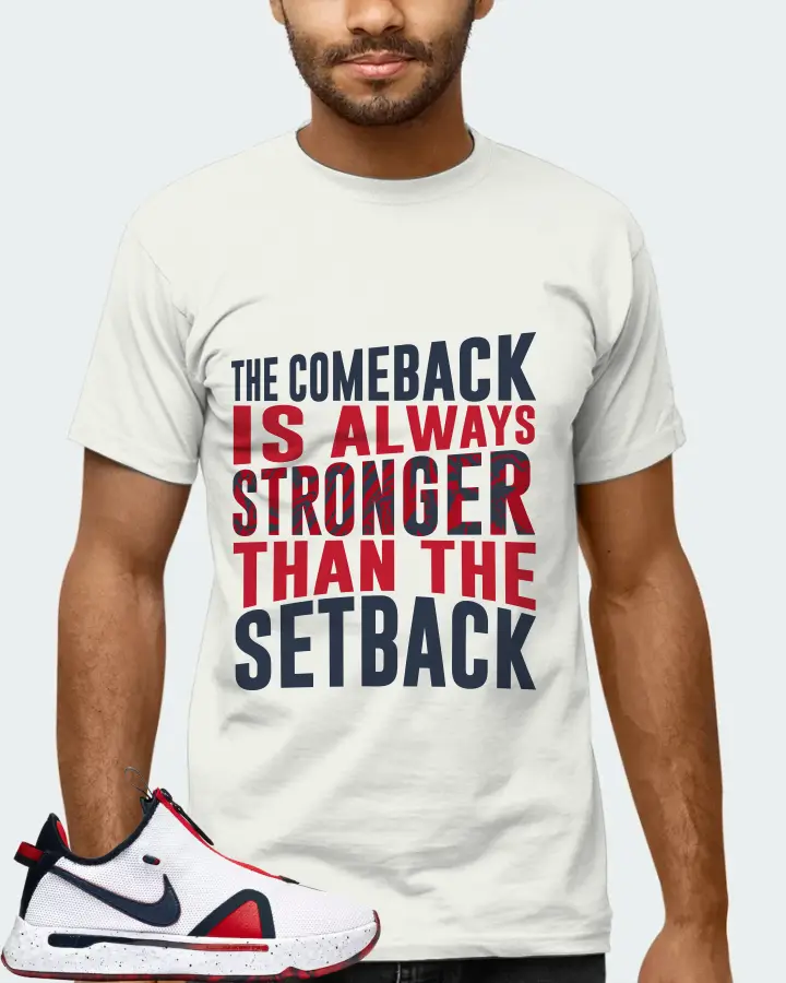 Nike PG 4 Sneaker Matching Ash T-Shirt (The Comeback) - View 6