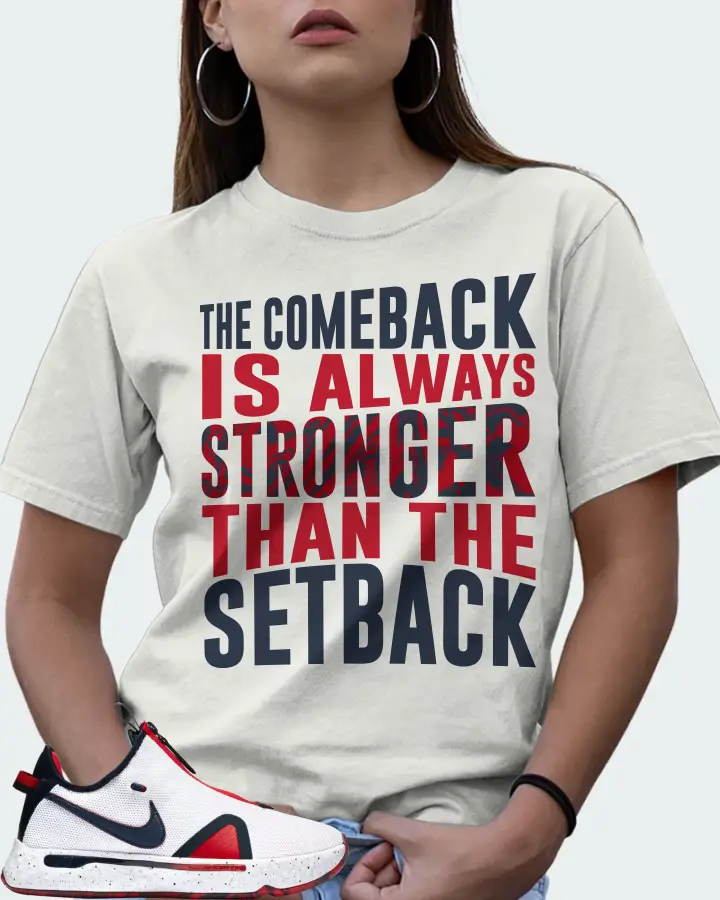 Nike PG 4 Sneaker Matching Ash T-Shirt (The Comeback) - View 7