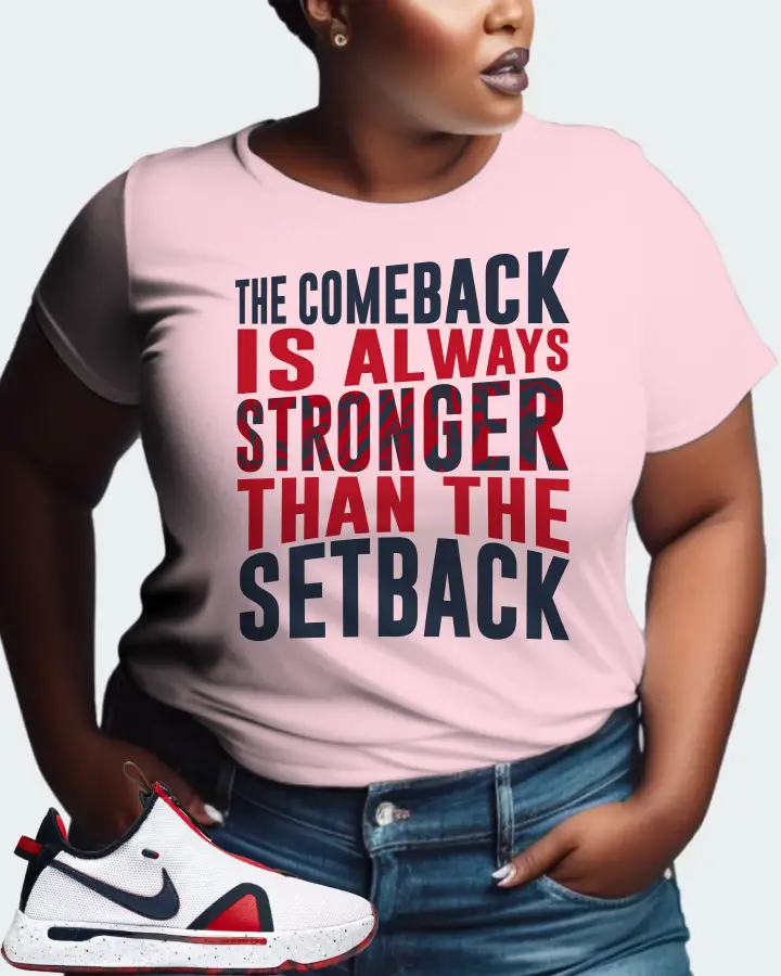 Nike PG 4 Sneaker Matching Soft Pink T-Shirt (The Comeback) - View 9