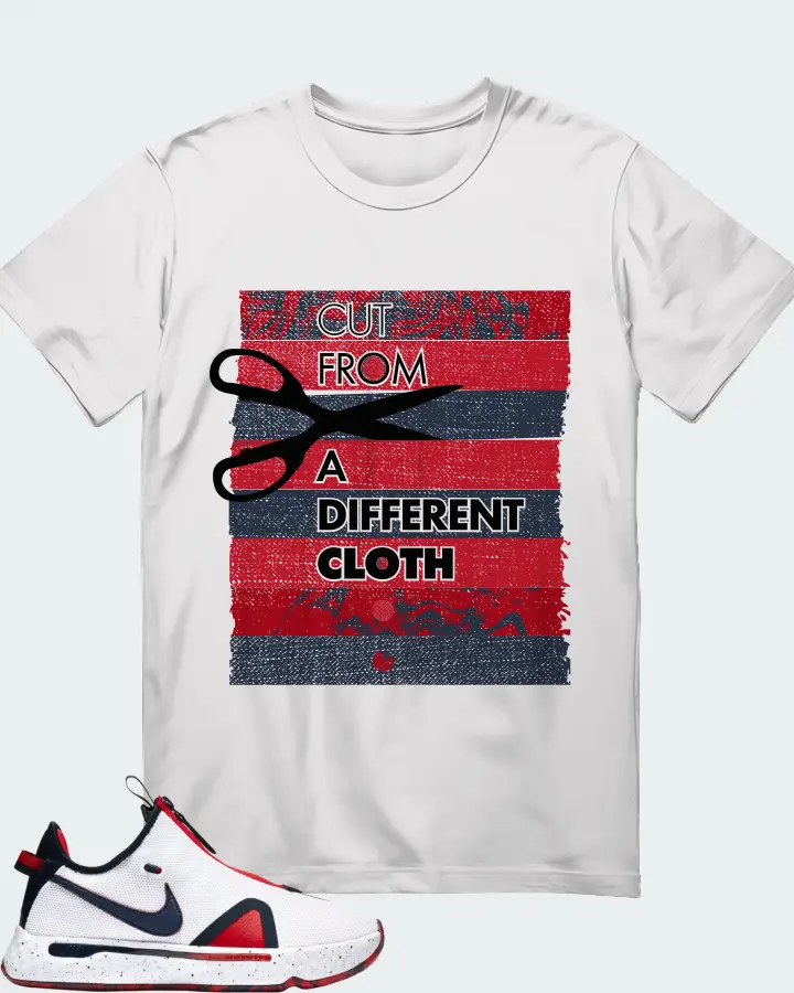 Nike PG 4 Sneaker Matching White Gildan T-Shirt - Cut From a Different Cloth