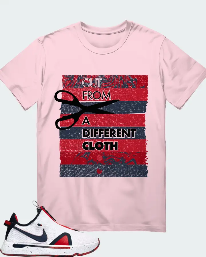 Nike PG 4 Sneaker Matching Soft Pink T-Shirt - Cut From a Different Cloth