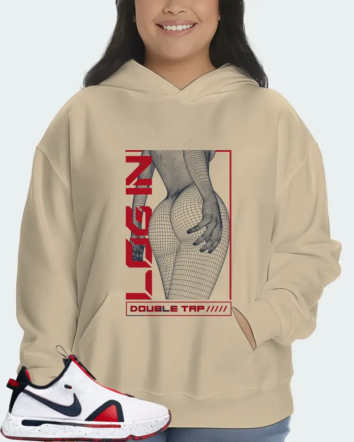Nike PG 4 Sneaker Matching Cream Hoodie (LOGIN) - View 7