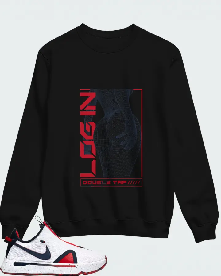 Sweatshirt in Black
