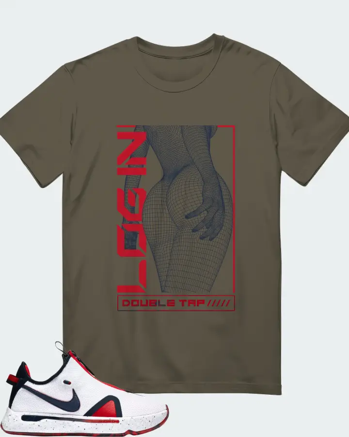 Nike PG 4 Sneaker Matching Army T-Shirt (LOGIN) - View 1