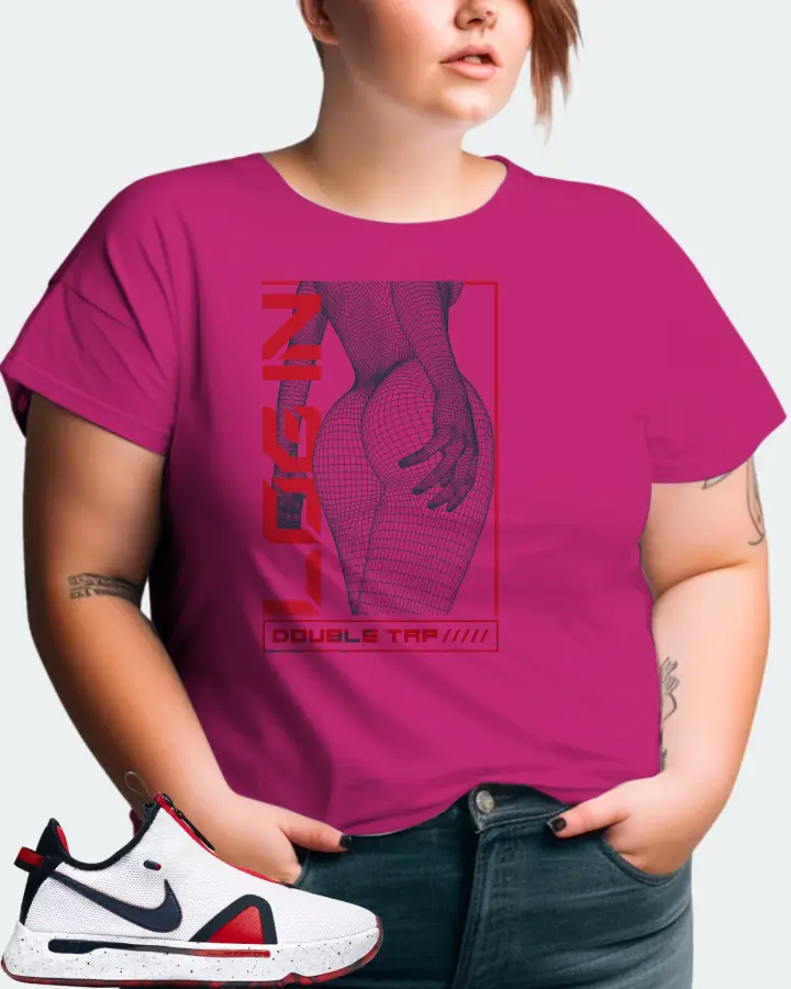 Nike PG 4 Sneaker Matching Berry T-Shirt (LOGIN) - View 11