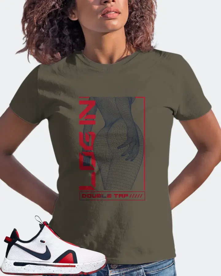 Nike PG 4 Sneaker Matching Army T-Shirt (LOGIN) - View 3