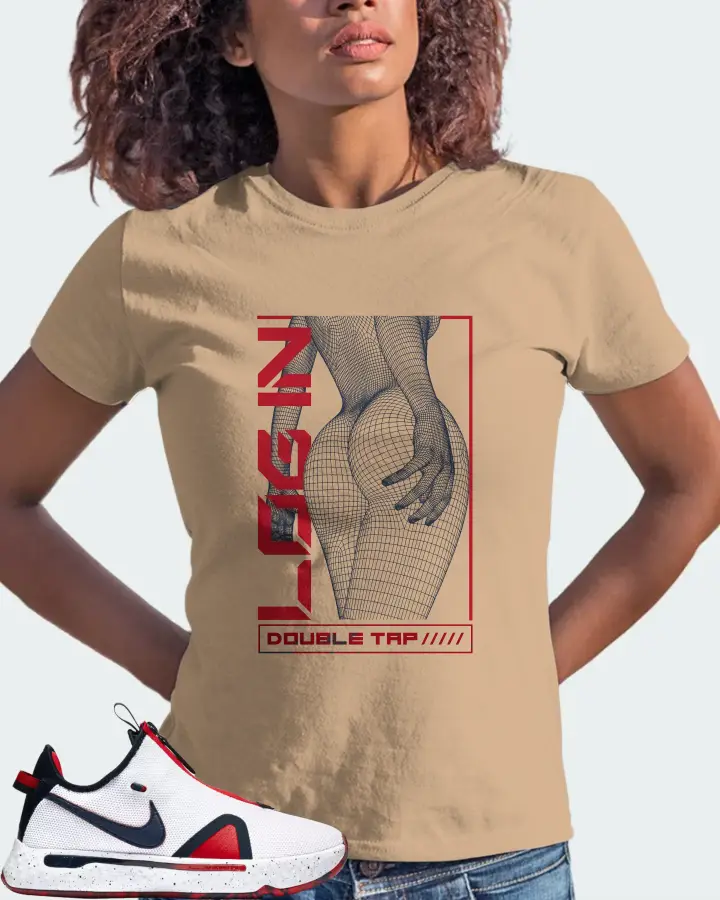 Nike PG 4 Sneaker Matching Cream T-Shirt (LOGIN) - View 3