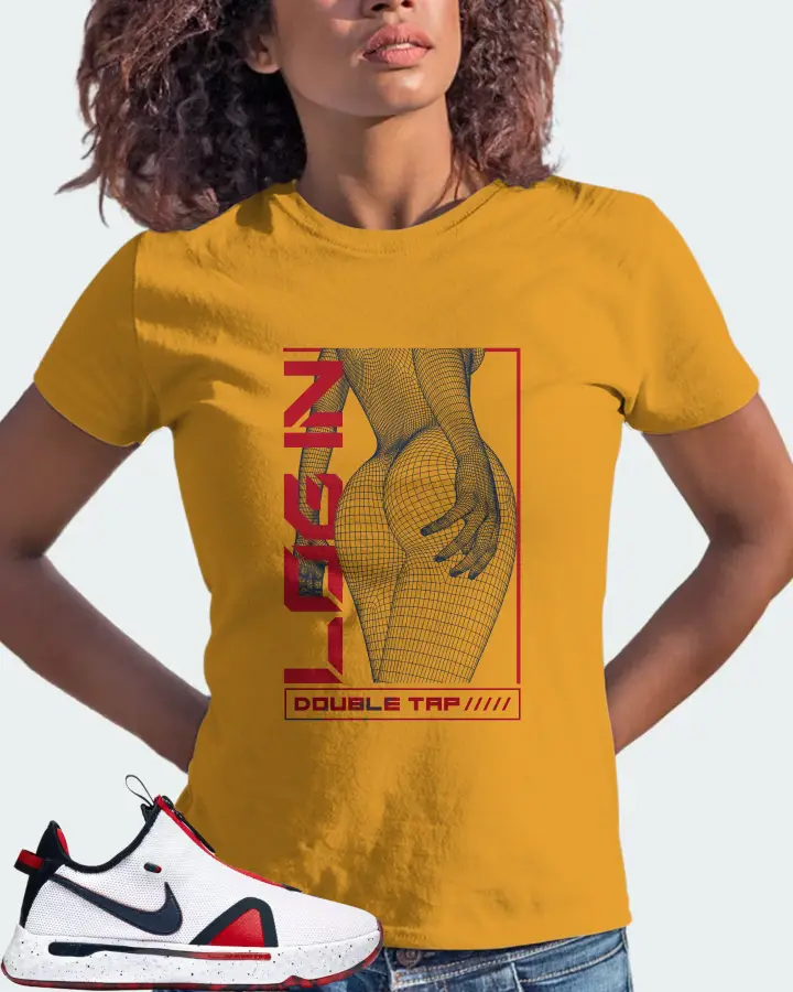 Nike PG 4 Sneaker Matching Mustard T-Shirt (LOGIN) - View 3