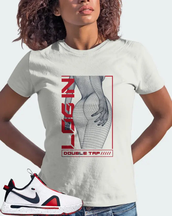 Nike PG 4 Sneaker Matching Ash T-Shirt (LOGIN) - View 3