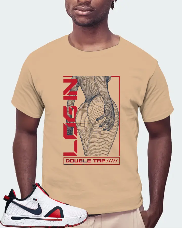 Nike PG 4 Sneaker Matching Cream T-Shirt (LOGIN) - View 4