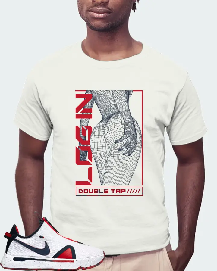 Nike PG 4 Sneaker Matching Ash T-Shirt (LOGIN) - View 4