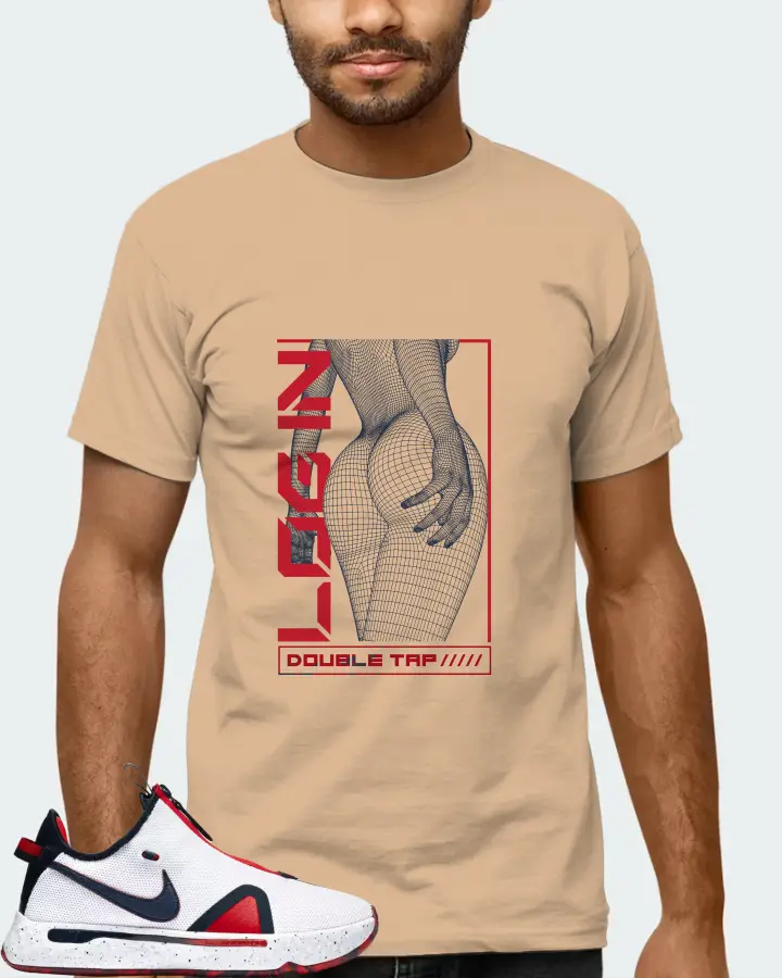 Nike PG 4 Sneaker Matching Cream T-Shirt (LOGIN) - View 6