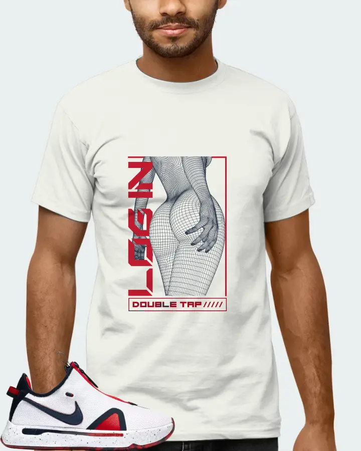 Nike PG 4 Sneaker Matching Ash T-Shirt (LOGIN) - View 6