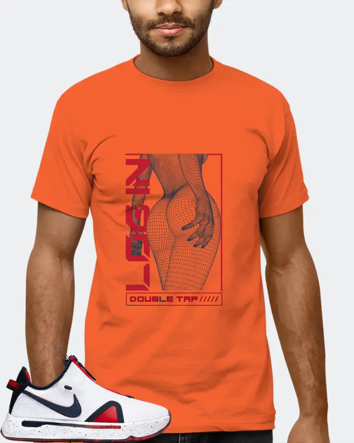 Nike PG 4 Sneaker Matching Orange T-Shirt (LOGIN) - View 6