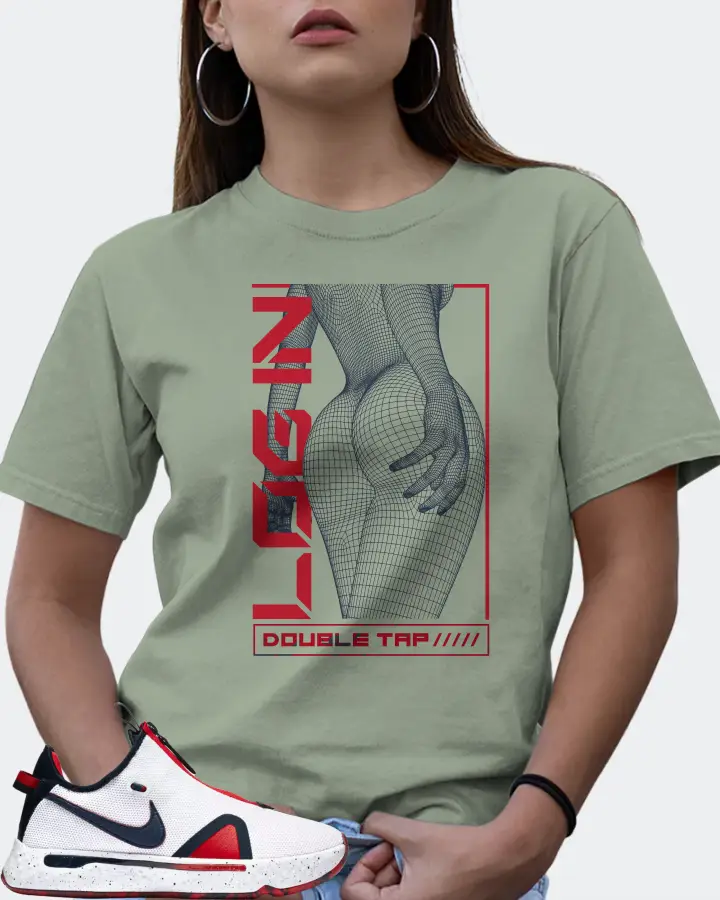 Nike PG 4 Sneaker Matching Sage T-Shirt (LOGIN) - View 7