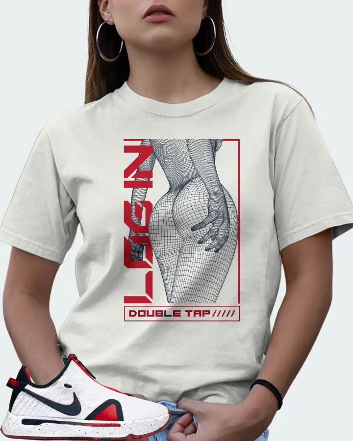 Nike PG 4 Sneaker Matching Ash T-Shirt (LOGIN) - View 7