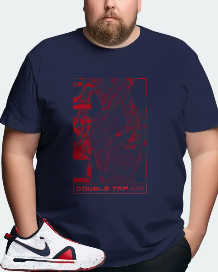 Nike PG 4 Sneaker Matching Navy T-Shirt (LOGIN) - View 8